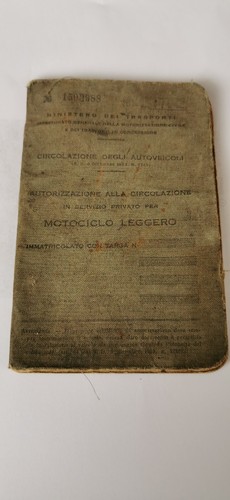 Libretto lambretta 125 - libretto, 125/b