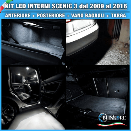Kit led bianco interni renault - bianco,