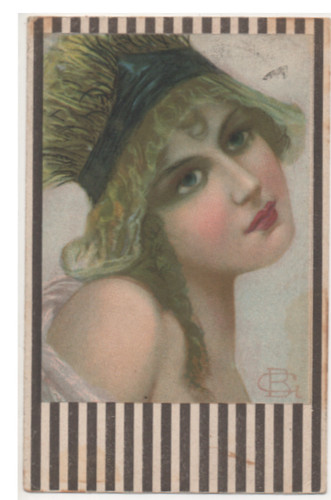 Art nouveau giovane - nouveau, donna