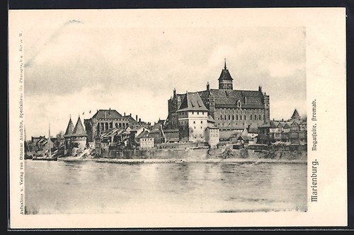 Cartolina marienburg fiume - marienburg,,