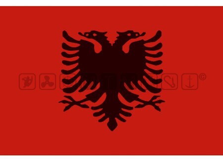 Bandiera albania resistente - albania,
