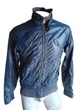 WILLIAMS WILSON Giubbino da uomo giacca Giubbotto bomber Nylon blu size M