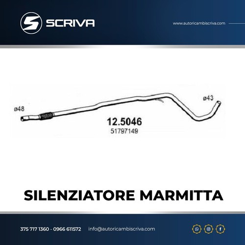 Silenziatore marmitta centrale - marmitta,