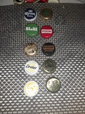 lotto di 10 tappi birra-