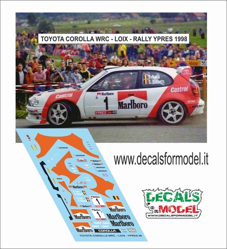 Decals toyota corolla wrc - corolla,