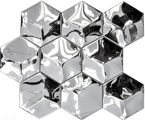 Piastrella mosaico hexagonale - piastrella,