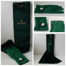ROLEX Asciugamano da Golf e Guanto da Golf ROLEX X Callaway con Marcatore a Sfera - NUOVO DI ZECCA
