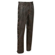 Pantalone uomo pelle bovina