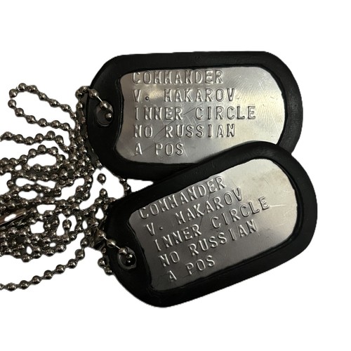Dogtag piastrine militari - militari, inox