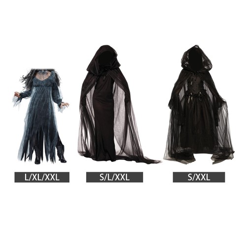 Vestito strega lungo fino - vestito,