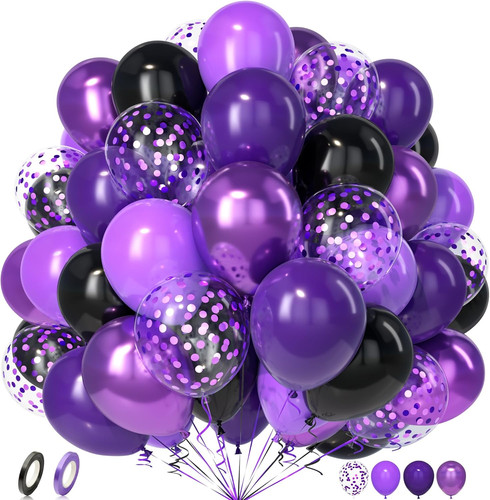 Palloncini viola metallizzato - palloncini,
