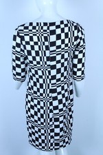 AMNE' ABITO VESTITO VESTITINO DONNA BIANCO E NERO