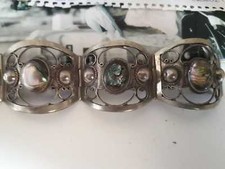 Bracciale vintage Sterling 925 e Abalone. TAXCO Mexico