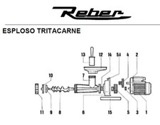 Ricambio Tritacarne Reber