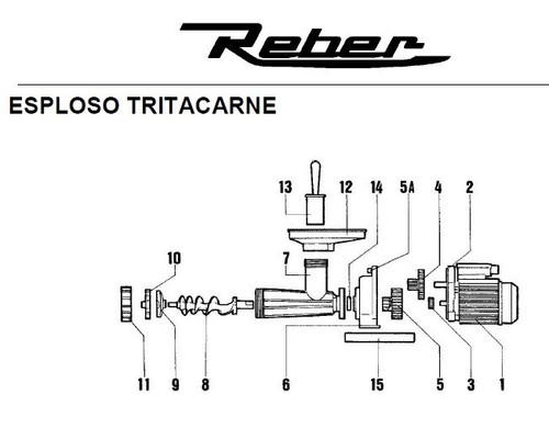 Ricambio tritacarne reber - ricambio,