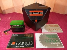 VOXSON CUBO NERO con autoradio tanga verde FM, rossa AM, portachiavi e manuali