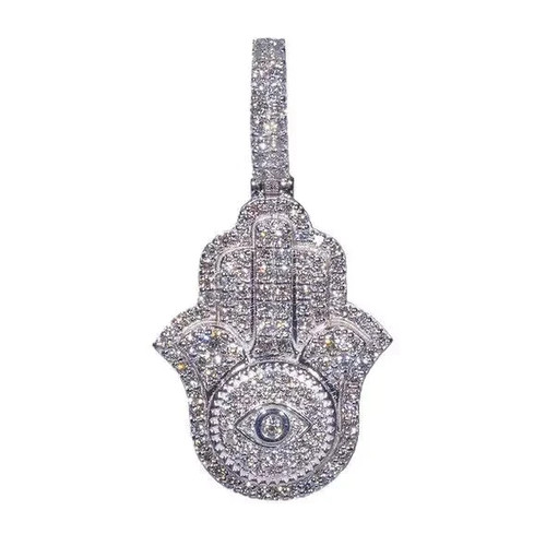 Ciondolo uomo moissanite - ciondolo,