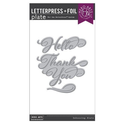 Hero arts betterpress - arts, foil