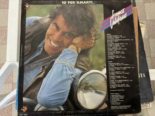 Franco califano per - califano, “io