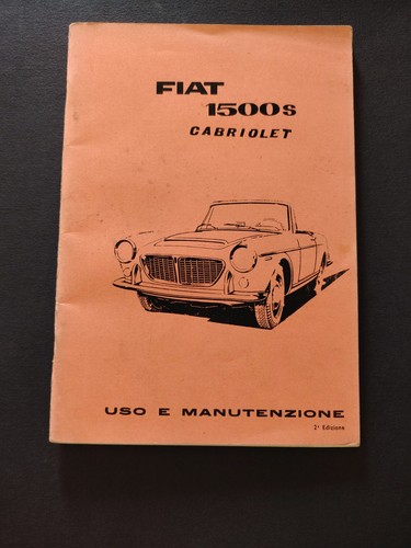 Fiat 1500 cabriolet manuale - fiat,