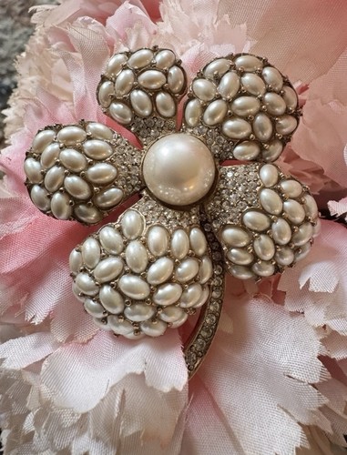 Spilla vintage ciner fiori - spilla,
