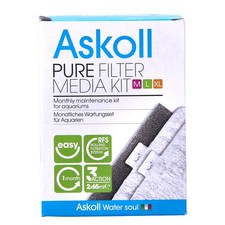 Askoll Pure Filter Media Kit M/L/XL Kit Manutenzione Mensile
