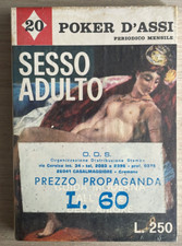 POKER D'ASSI N.20 SESSO ADULTO-1968-NUOVO BLISTERATO-DA MAGAZZINO