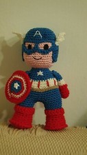 Capitan america amigurumi - capitan,
