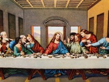ULTIMA CENA SANTINO HOLY CARD