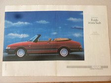 #PUBBLICITÀ' ADVERTISING IL CIELO IN UNA SAAB CABRIOLET -1987  ALTRE DISPONIBILI