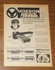 Rara Pubblicità VOXSON JUNIOR