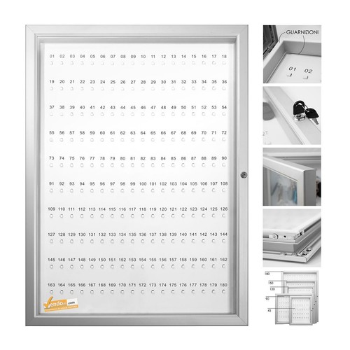 Bacheca porta chiavi con - porta,