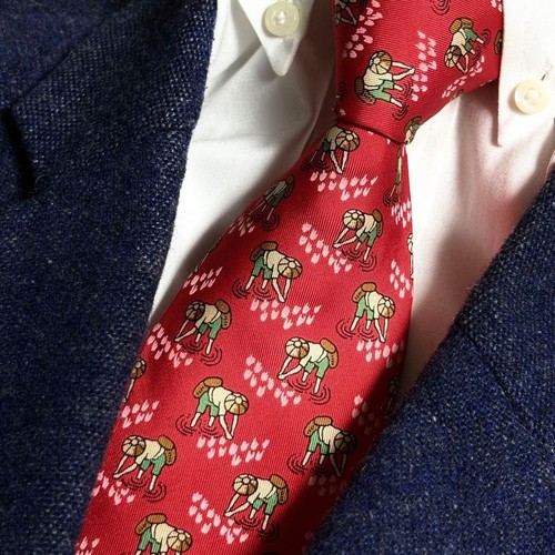 Cravatta hermes modello rosso - cravatta,