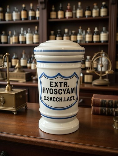 Antico barattolo farmacia