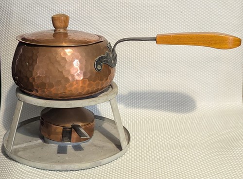 Vintage stockli copper fondue - stockli,