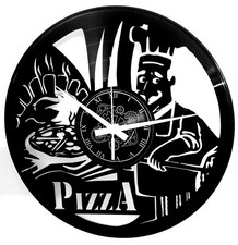 Orologio da parete in vinile - pizza pizzeria ristorante pub fast food - decorazione regalo