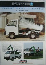 DEPLIANT BROCHURE PIAGGIO APE PORTER DUMPER 240 MOTOCARRO