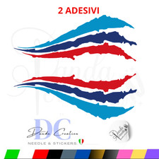 2 adesivi graffio bmw stickers