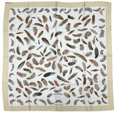 Sciarpa di seta Hermes Plumes