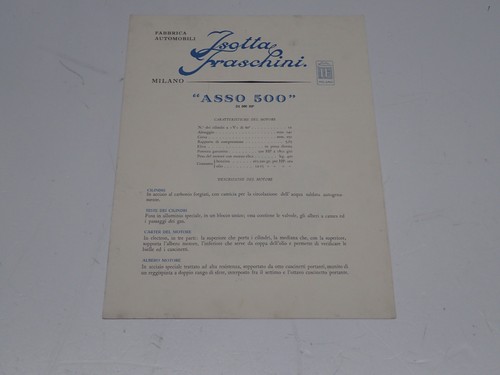 Isotta fraschini motore asso - isotta,