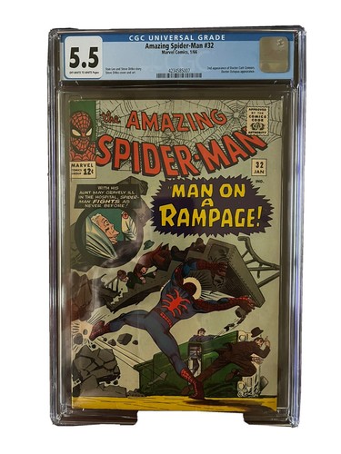 Spiderman 1966 cgc 5 - spiderman,