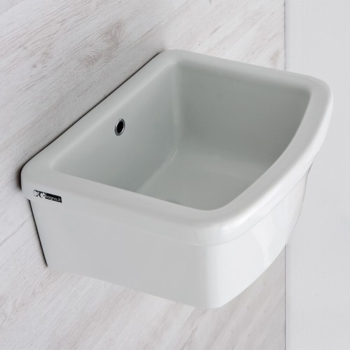 Lavatoio ceramica 47x40 - lavatoio, in