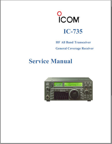 Icom 735 manuale di - icom, ic-735