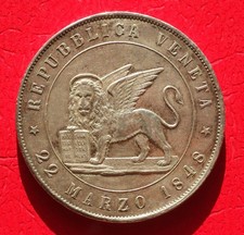 Ottima moneta Venezia 5 lire