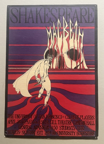 Shakespeare macbeth poster - shakespeare,