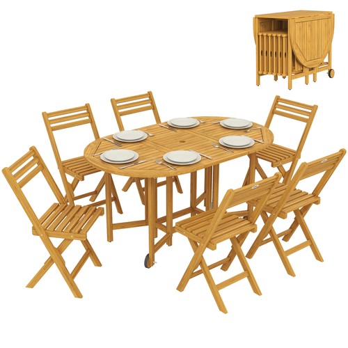 Outsunny set pranzo - set, da