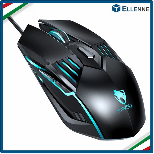 Mouse gaming nero - nero, –