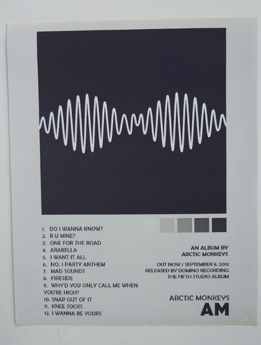 Arctic monkeys album listing - monkeys,