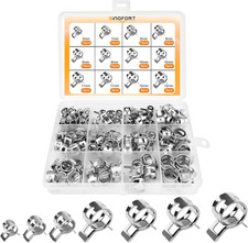 6-12Mm Fascette Stringitubo a Molla 118 Pezzi Morsetti per Tubi Flessibili Clip 