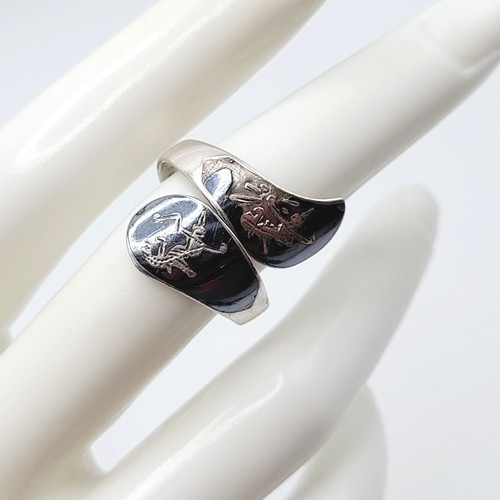 Anello bypass siam nielloware - anello,